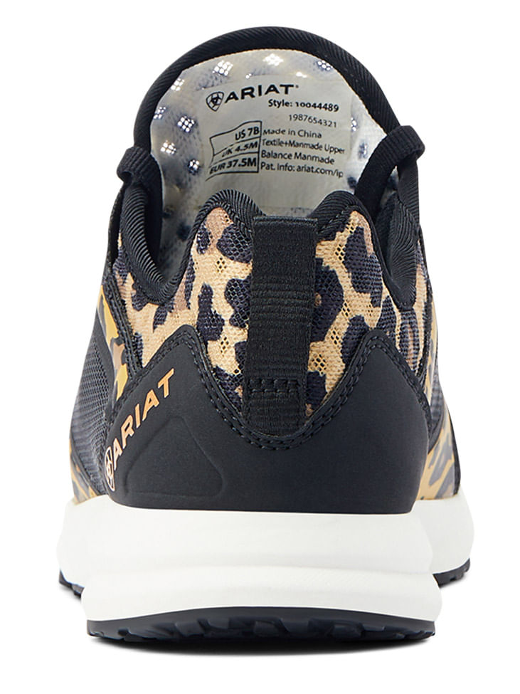 Women's Fuse Tennis Shoes, Leopard Print by Ariat Jeffers
