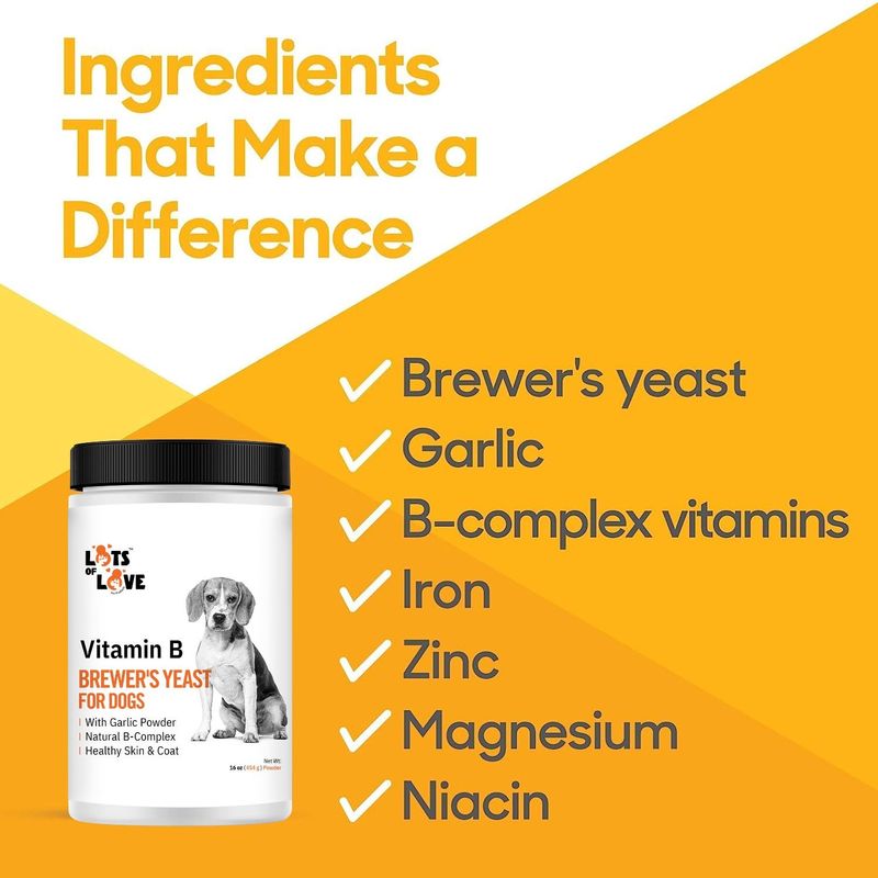 Lots of Love Brewer's Yeast/Garlic Powder for dogs Jeffers