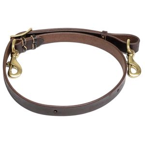 Poplar Head Saddlery Oiled Harness Leather Horse Tie Down Strap