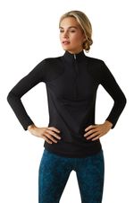 Ariat-Womens-Breathe-1-4-Zip-Baselayer-Black-Small