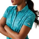 Ariat-Womens-Motif-Polo-Viridian-Green-Small