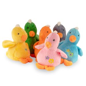 Baby Ducks with squeakers, 6 Pack, Assorted