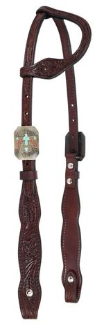 Circle-Y-Great-Oak-One-Ear-Headstall-Full