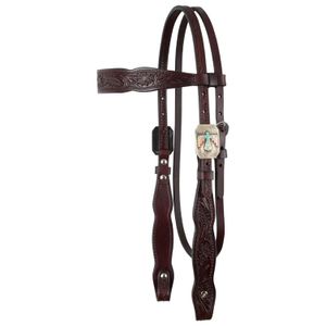 Circle Y Great Oak Browband Headstall, Full