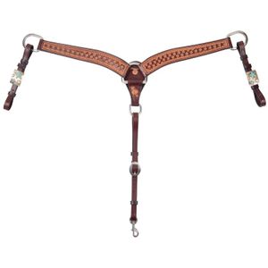 Circle Y Saturn Rising Horse Breast Collar, Full