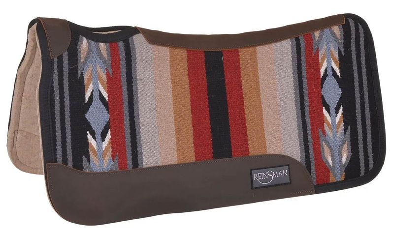 Reinsman Ranahan Wool Saddle Pad, Red, 31"x32"