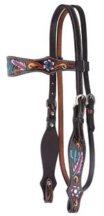 Circle-Y-Desert-Flower-Browband-Headstall-Full