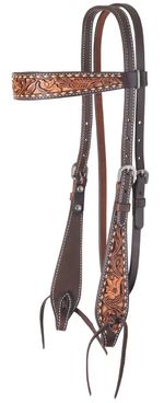 Circle-Y-Dusty-Floral-Browband-Headstall-Full