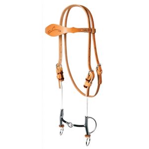 Reinsman Sharon Camarillo Draw Gag Bridle, Full