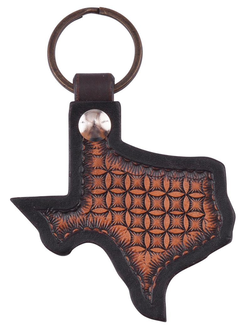 Circle-Y-Texas-Key-Chain-Tooled