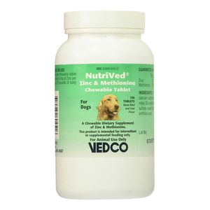Nutrived Zinc & Methionine Chew Tabs, 15 mg, 100 ct