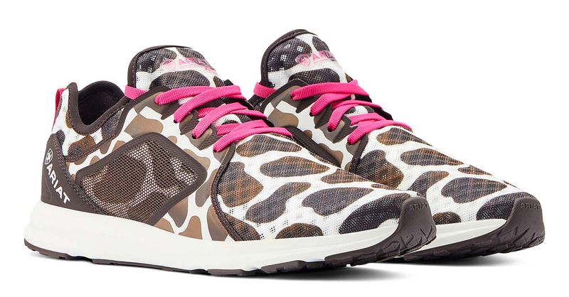 Ariat-Womens-Fuse-Tennis-Shoes-Cow-Print-6