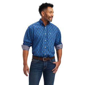 Ariat Men's Wrinkle Dax Classic Fit Shirt, Limoges
