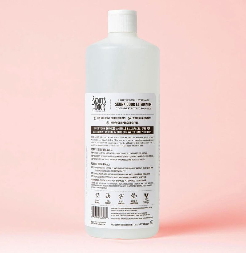 Skout's Honor Skunk Odor Eliminator, 32 oz for pets Jeffers