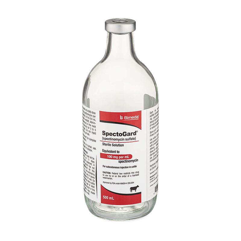 SpectoGard Sterile Solution, 500 mL for cattle Jeffers