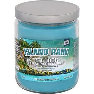Pet Odor Exterminator Candle, Island Rain, 13 oz