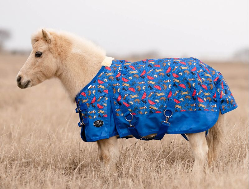 1200D Mini & Pony Rain Sheet, "Raining Cats & Dogs" by Professional's