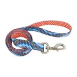 Sublime Dog Leash, Blue Diamond Dots, Medium/Large - 1" x 6'