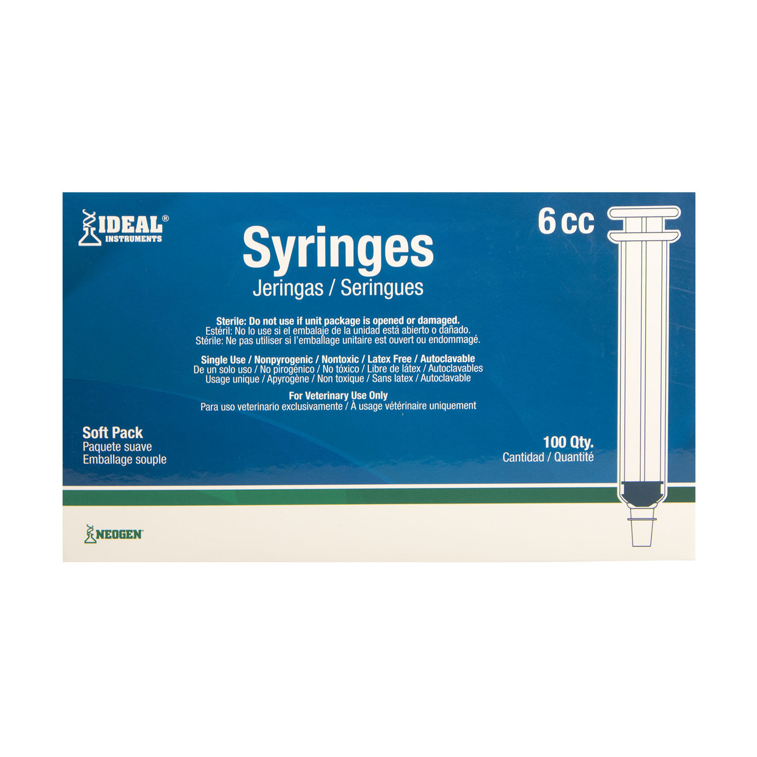 U-40 Insulin Syringes with Needles  Box of 100 Veterinary Syringes -  Jeffers