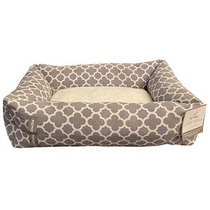 Memory Foam Rectangle Bed With Sherpa Lining