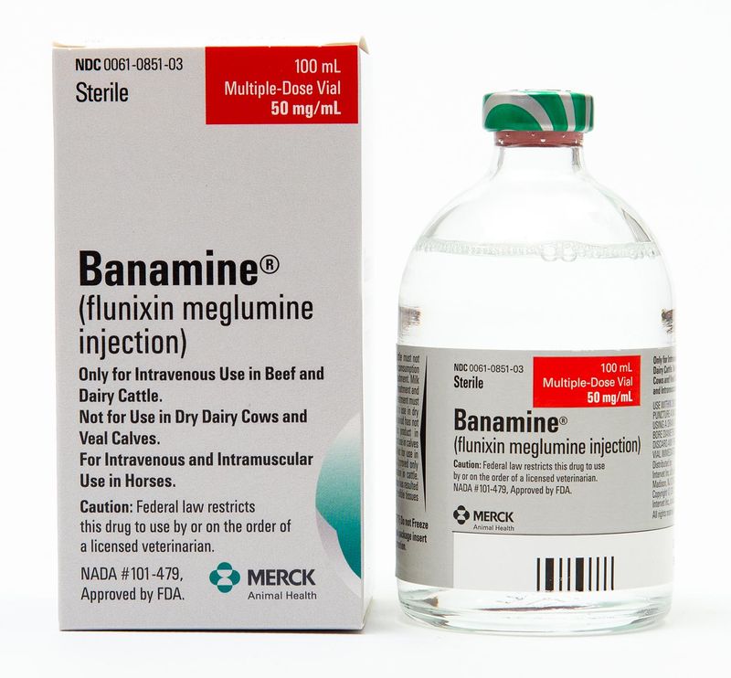 Rx Banamine 50mg/ml injection x 100 ml bottle