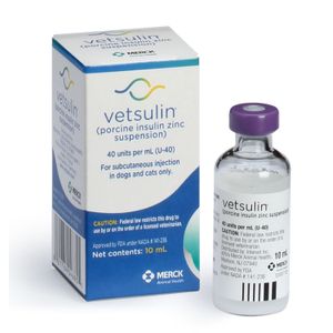 Rx Vetsulin, 40 units/mL Injectable, 10 mL