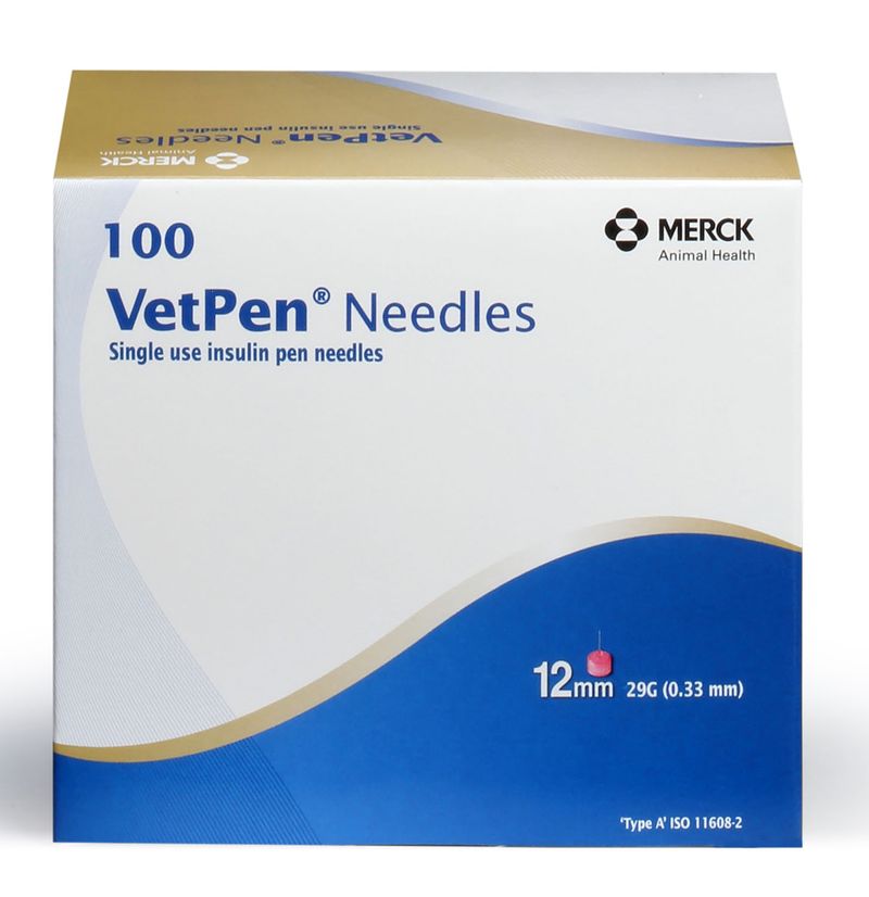 Rx Vetsulin VetPen Needle, 12 mm, 100 ct Jeffers