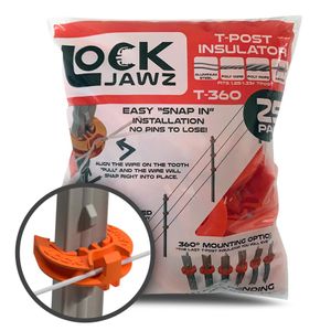 Lock Jawz T-Post Insulator