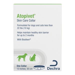 Atopivet Skin Care Collar, 13" Collar, Under 22lbs