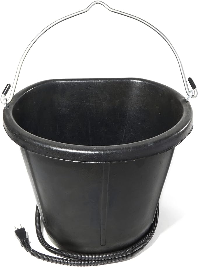 Plastic Heated Bucket, 2 Gallon - Jeffers