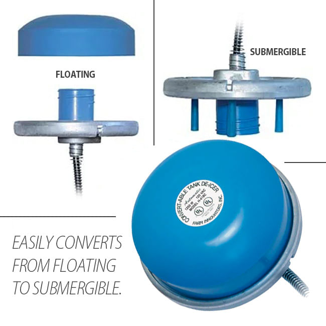 Farm Innovators Convertable Stock Tank DeIcer Jeffers