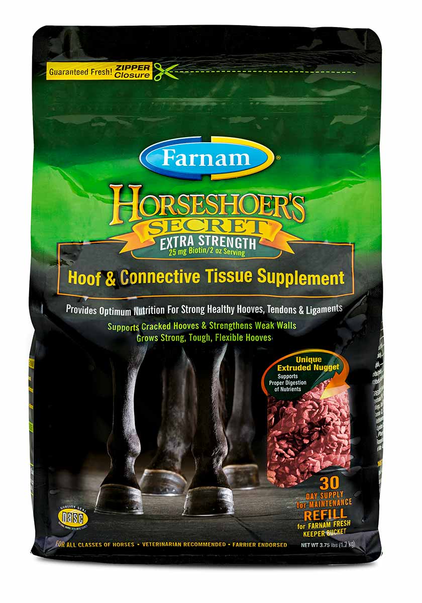 Horseshoer's Secret Extra Strength Hoof & Connective Tissue Supplement ...