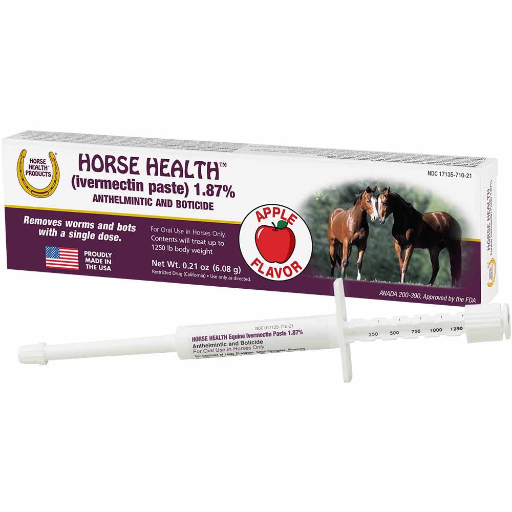 Horse Health 1.87 Ivermectin Dewormer, 1dose Jeffers