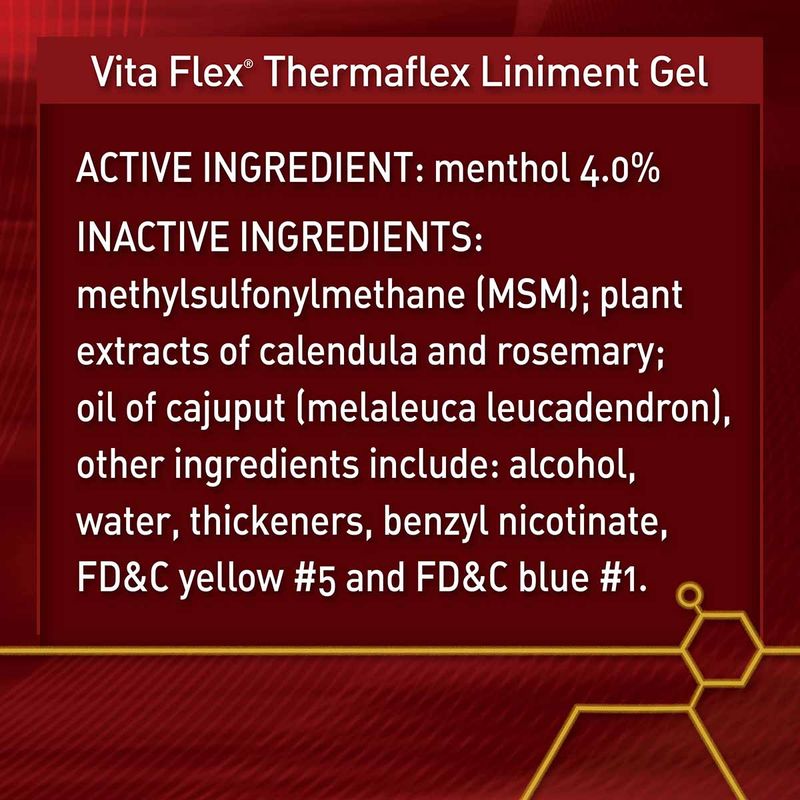 Thermaflex Liniment Gel with MSM for Horses Jeffers