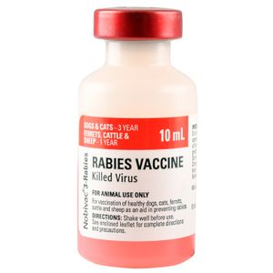 Rx Nobivac 3 Rabies Vaccine (No Tags)