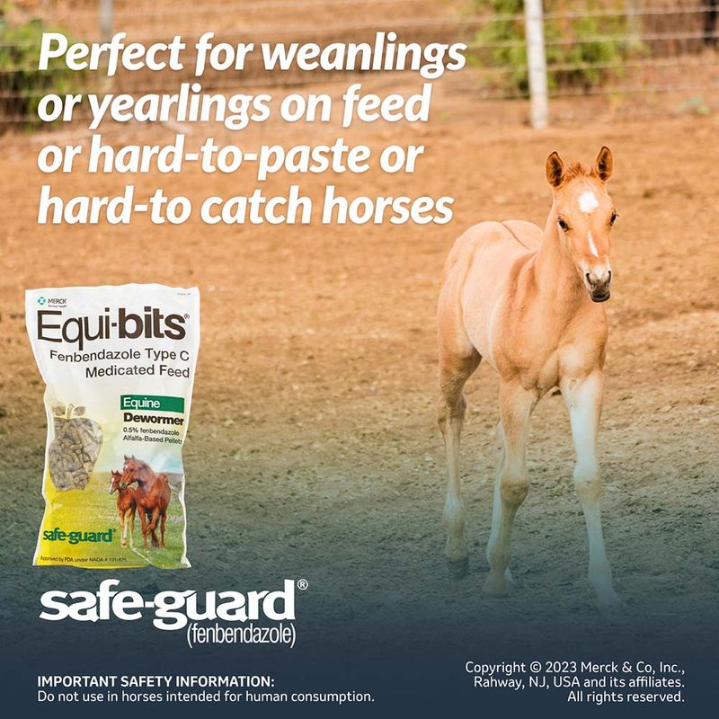 SafeGuard EquiBits Horse Deworming Pellets Jeffers