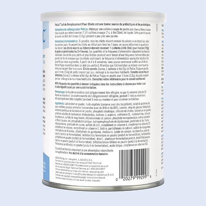 PetLac Milk Replacement for Puppies, 300 g Jeffers