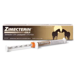 Zimecterin Gold Horse Wormer (Paste), 1-dose