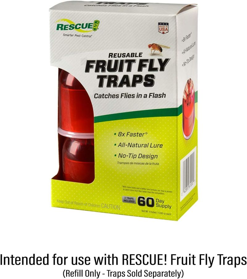 Fruit Fly Trap Refill by Rescue! Jeffers
