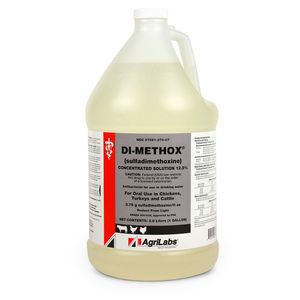 Rx Sulfadimethoxine (Di-Methox) 12.5% Oral Solution, 1 gal