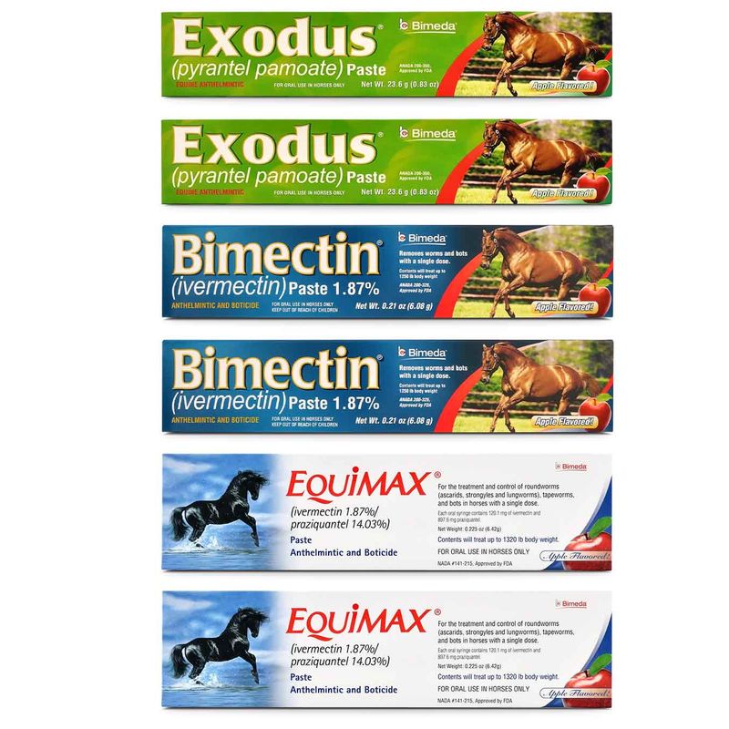 Apple Flavored Horse Deworming Kit Jeffers