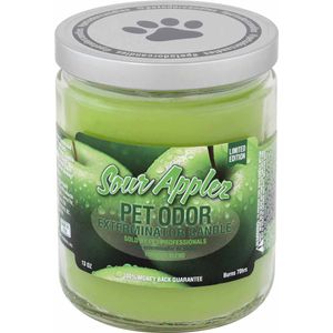 Pet Odor Exterminator Candle, Sour Applez Up, 13oz