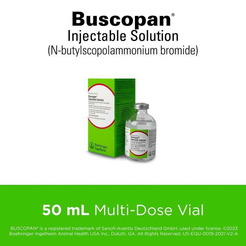 Buscopan Injectable Solution for Horses Jeffers