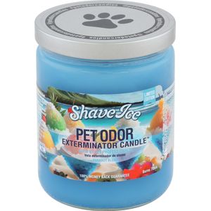 Pet Odor Exterminator Candle, Shave Ice, 13 oz