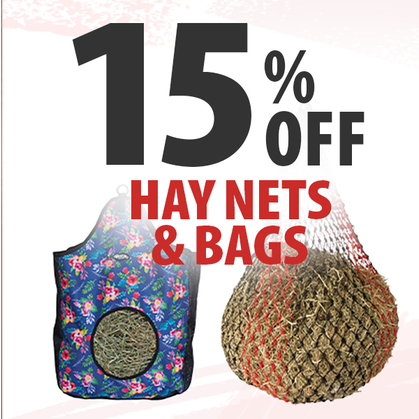 Shop Horse Hay Bags & Net Racks!