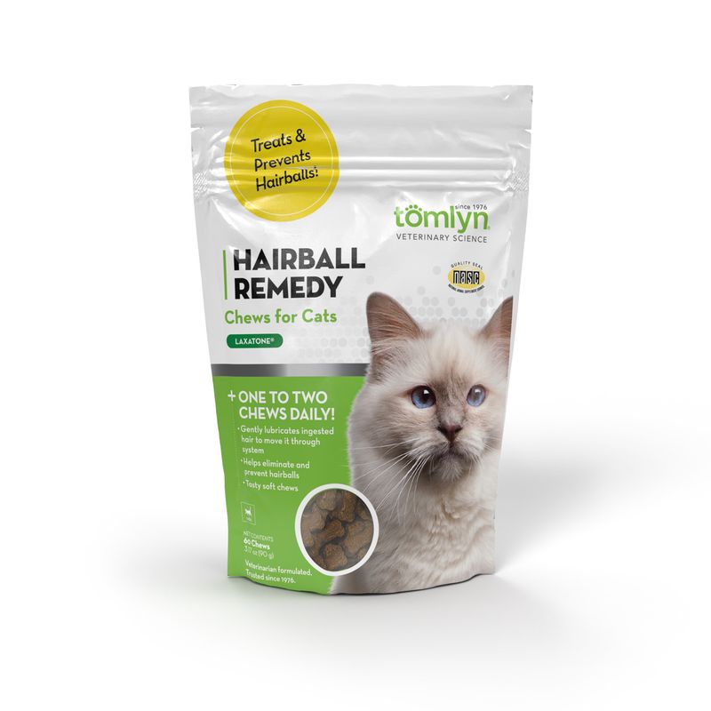 Laxatone Hairball Remedy Chews for cats 60 Count Jeffers