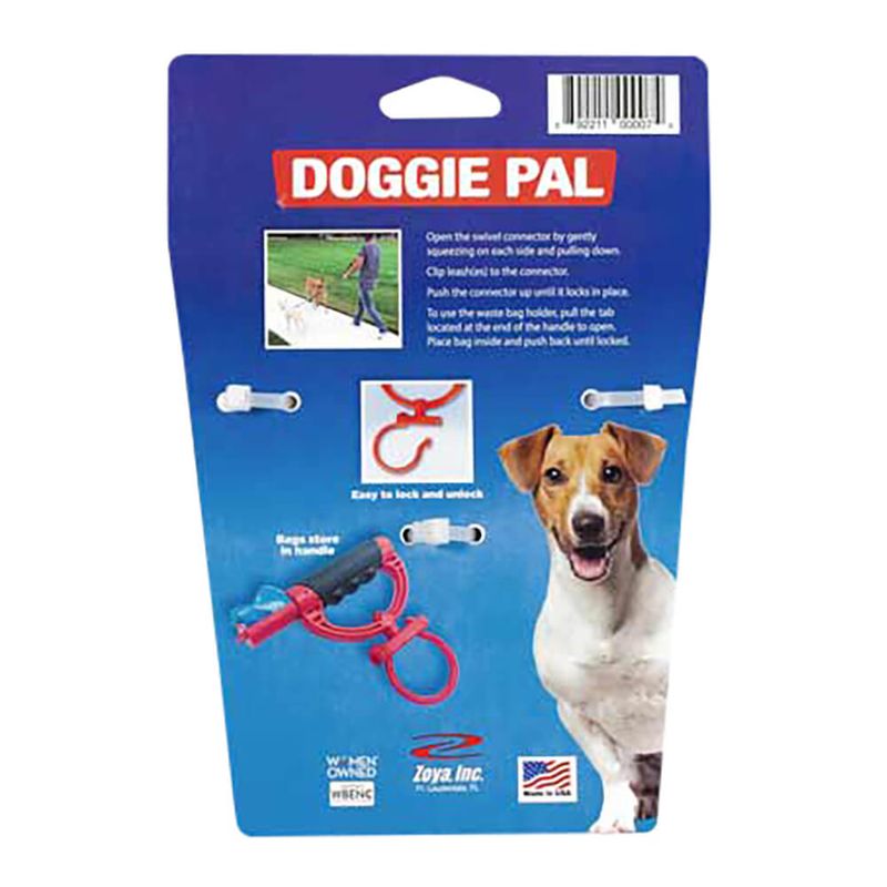 Doggie-Pal-Leash-Holder-and-Waste-Bag-Storage