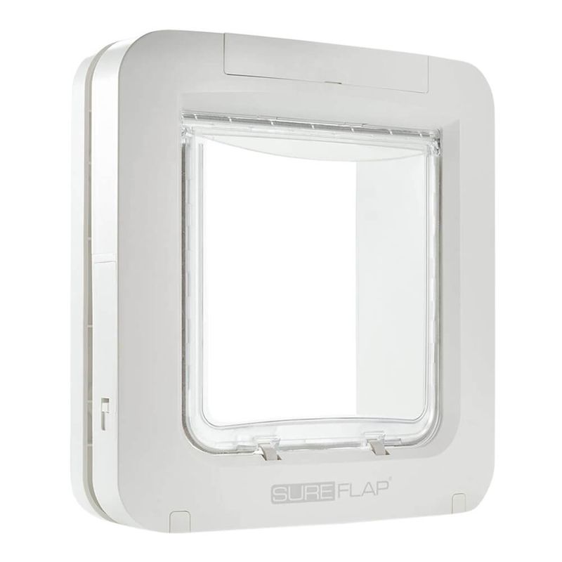 Microchip-Pet-Door-White