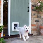 Microchip-Pet-Door-White