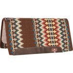 Classic-Equine-Wool-Top-Saddle-Pad-32--x-34--Chestnut---Lemon